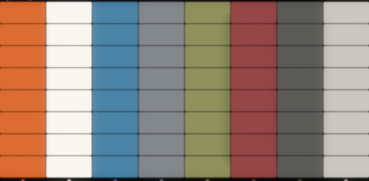 Tendril’s polyphonic pad grid in muted tape-reel colours